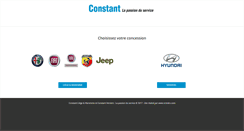 Desktop Screenshot of constant.be