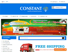 Tablet Screenshot of constant.com.my